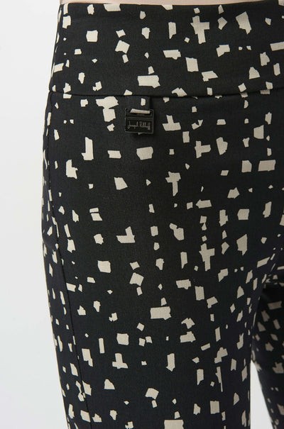 Joseph Ribkoff - Millennium Abstract Print Straight Pull On Pants