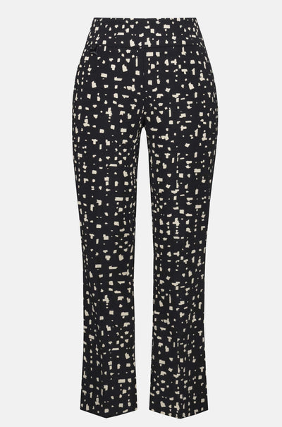 Joseph Ribkoff - Millennium Abstract Print Straight Pull On Pants