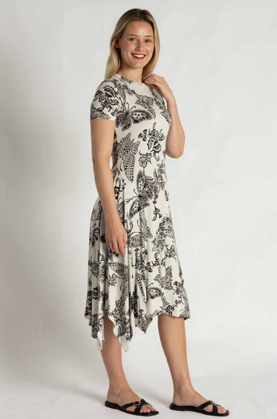 Johnny Was - The Janie Favorite Short Hankerchief Hem Dress in Sydnee