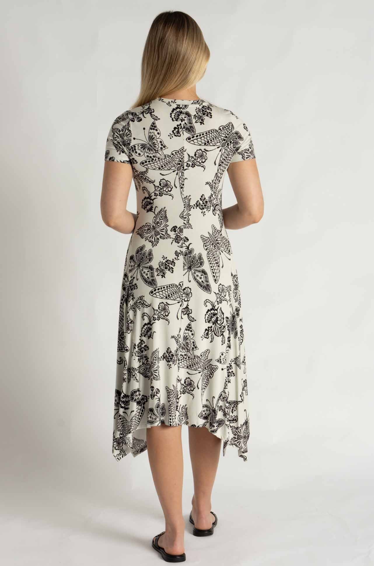 Johnny Was - The Janie Favorite Short Hankerchief Hem Dress in Sydnee