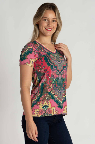 Johnny Was - The Janie Favorite S/S V-Neck Tee