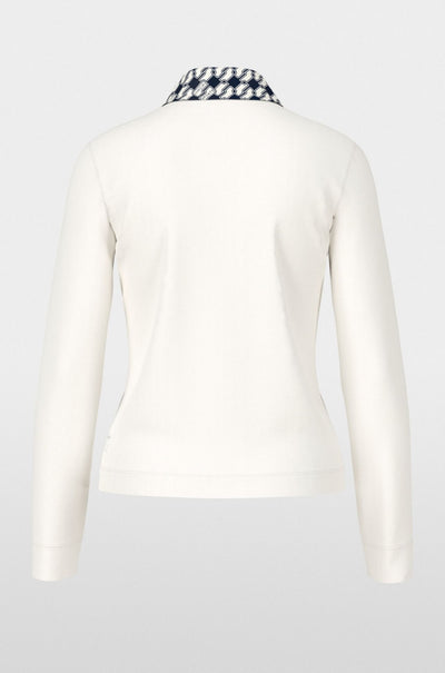 Marc Cain - Jersey Jacket with Cube Print Details