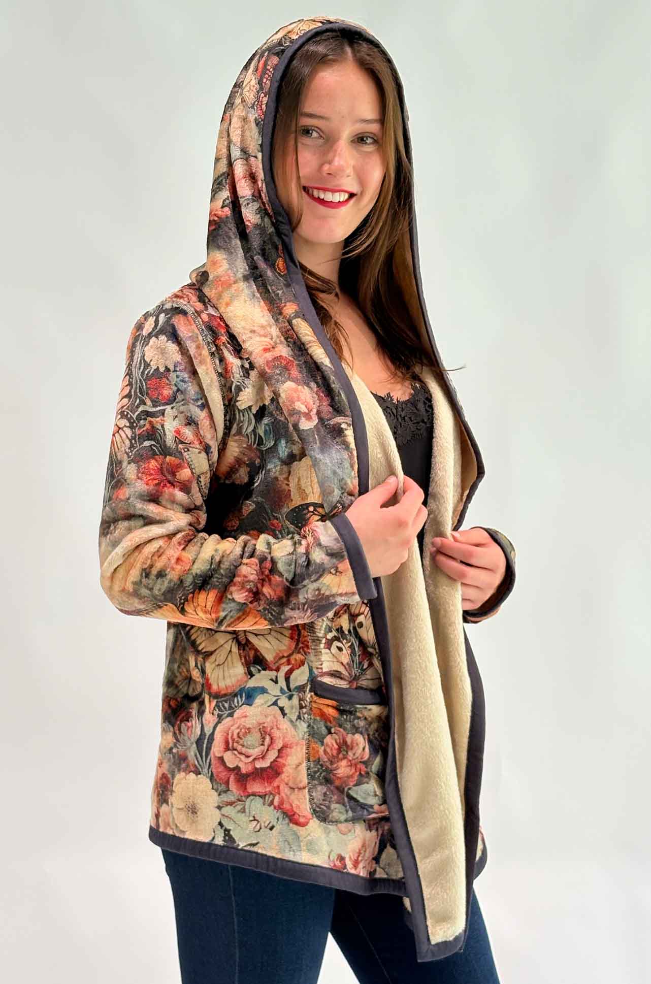 Johnny Was - Joan Reversible Sherpa Jacket in Teyros