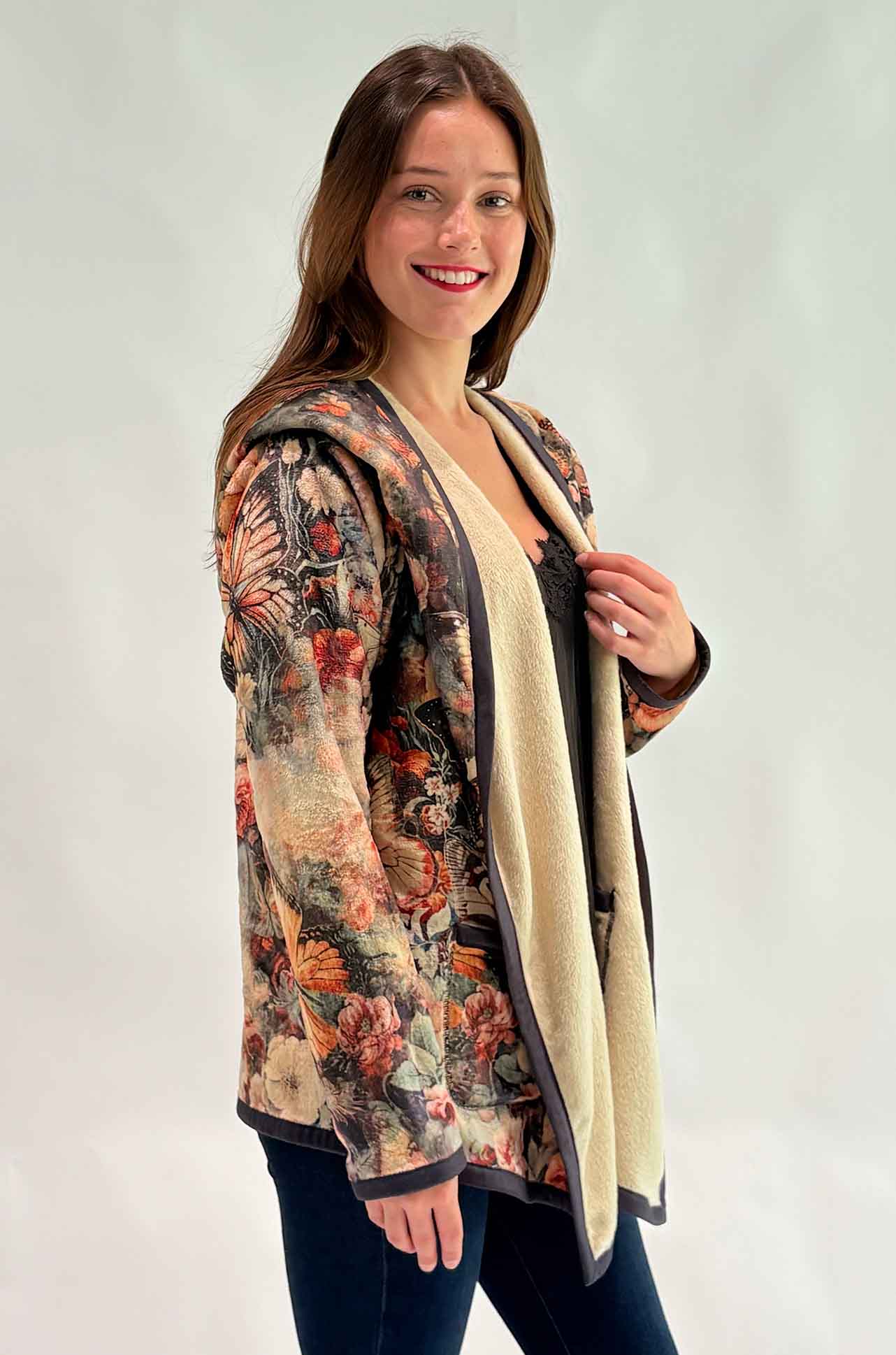 Johnny Was - Joan Reversible Sherpa Jacket in Teyros