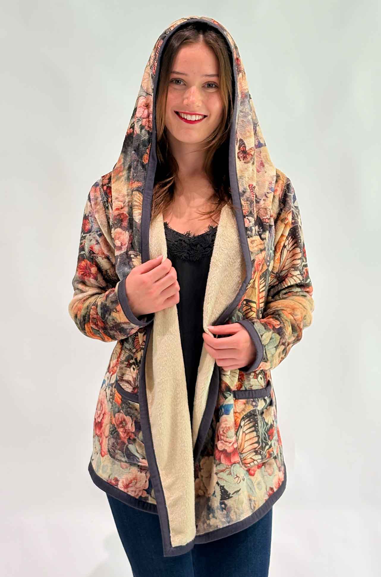Johnny Was - Joan Reversible Sherpa Jacket in Teyros
