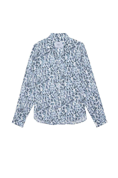 Rails - Josephine L/S Button Down in Blue Abstract