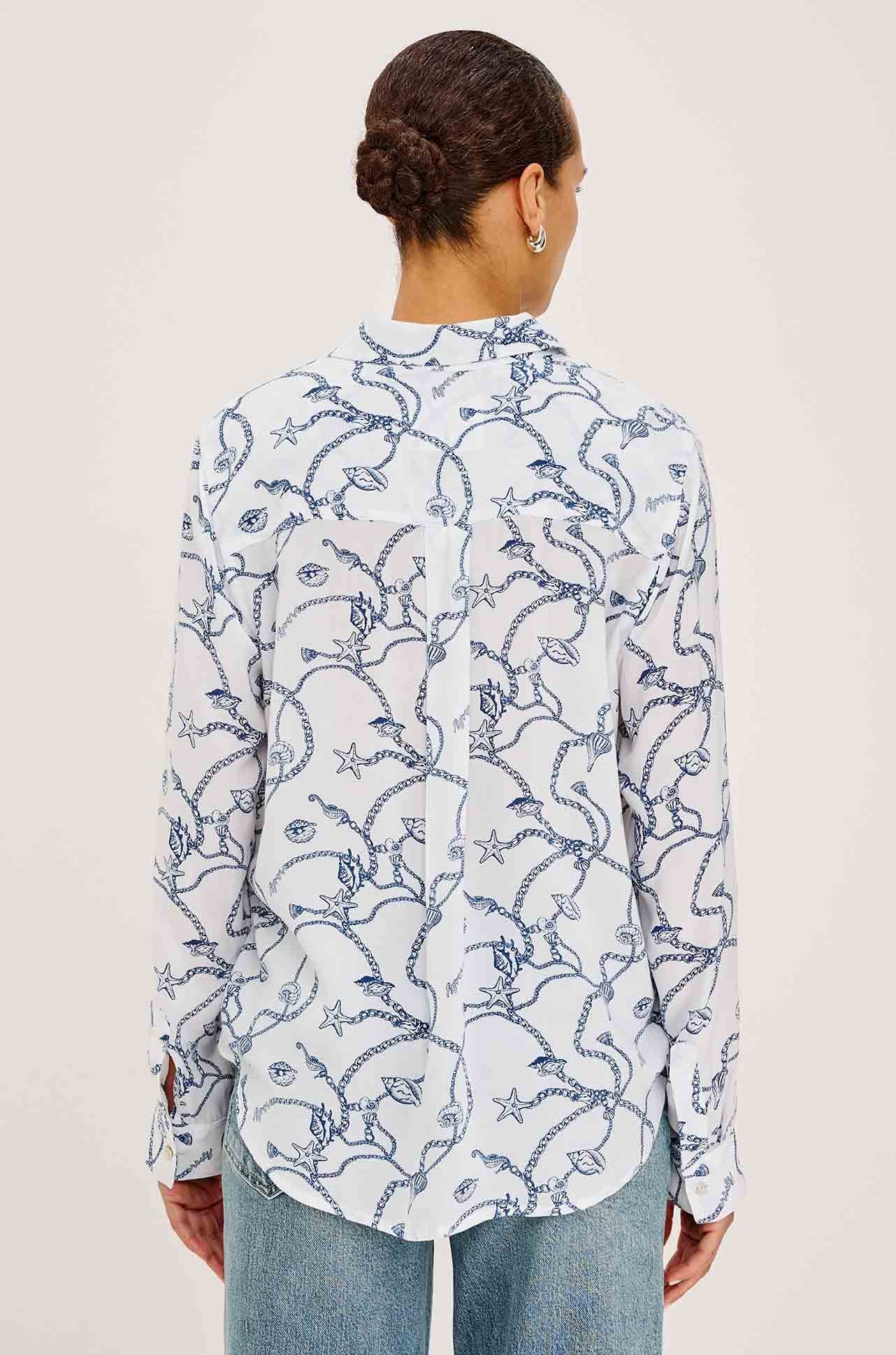 Rails - Josephine LS Button Down in Nautical Chains