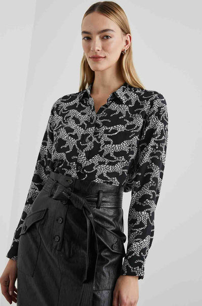Rails - Kate Shirt in Black Lynx