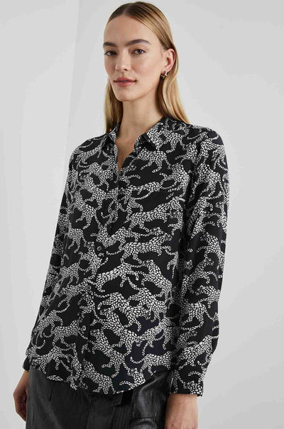 Rails - Kate Shirt in Black Lynx