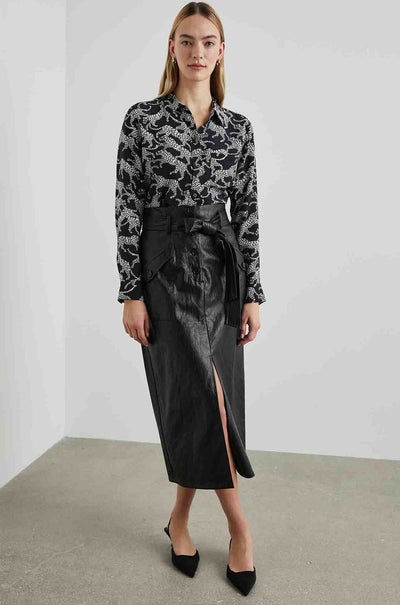 Rails - Kate Shirt in Black Lynx