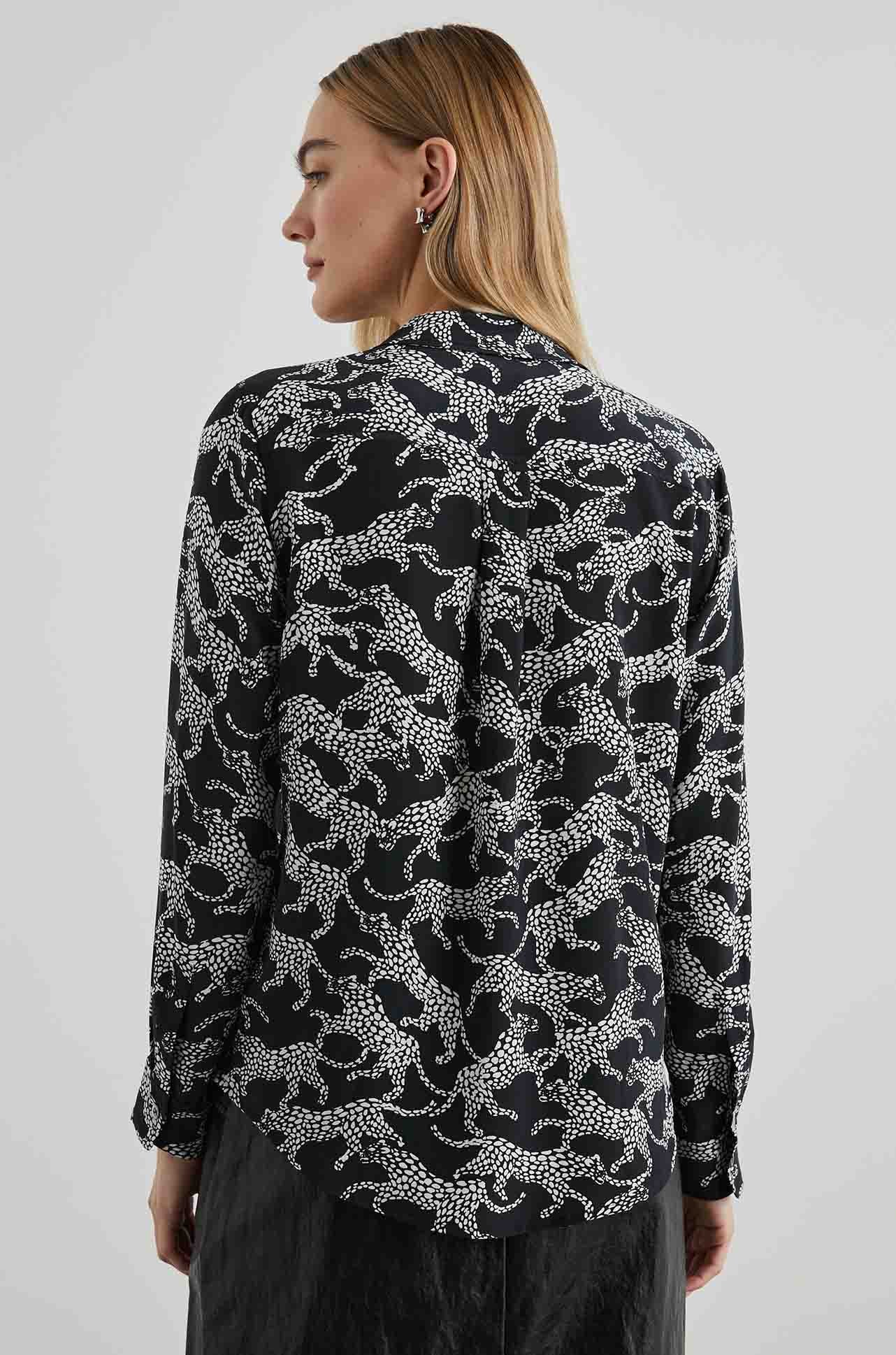Rails - Kate Shirt in Black Lynx
