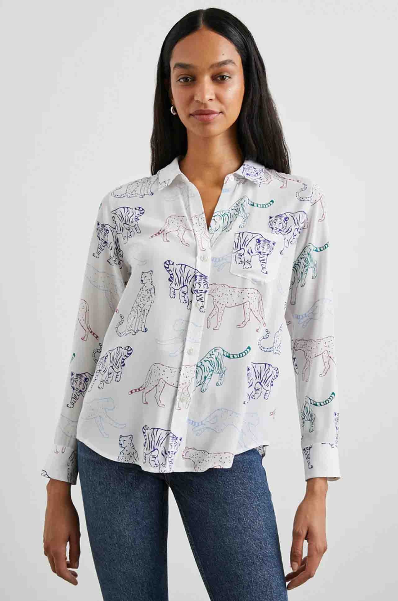 Rails - Kate Shirt in Jewel Wildcats