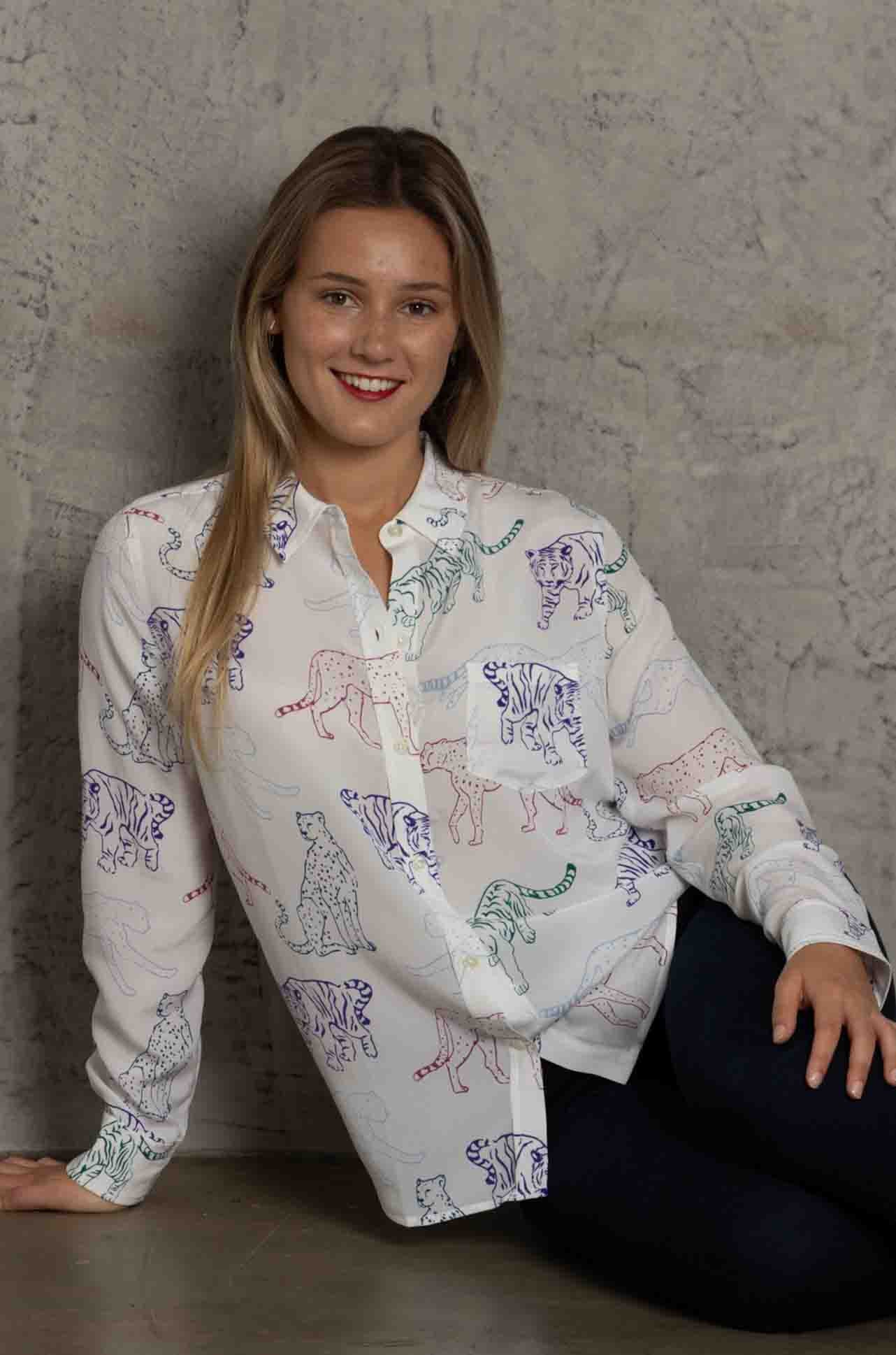 Rails - Kate Shirt in Jewel Wildcats