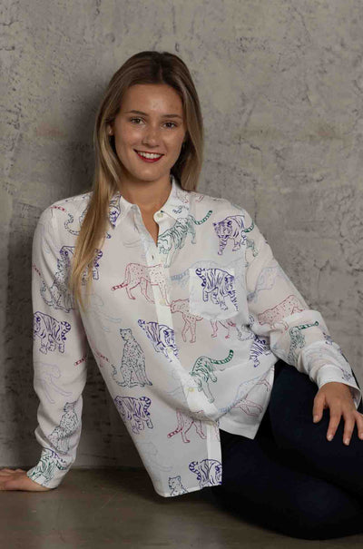 Rails - Kate Shirt in Jewel Wildcats