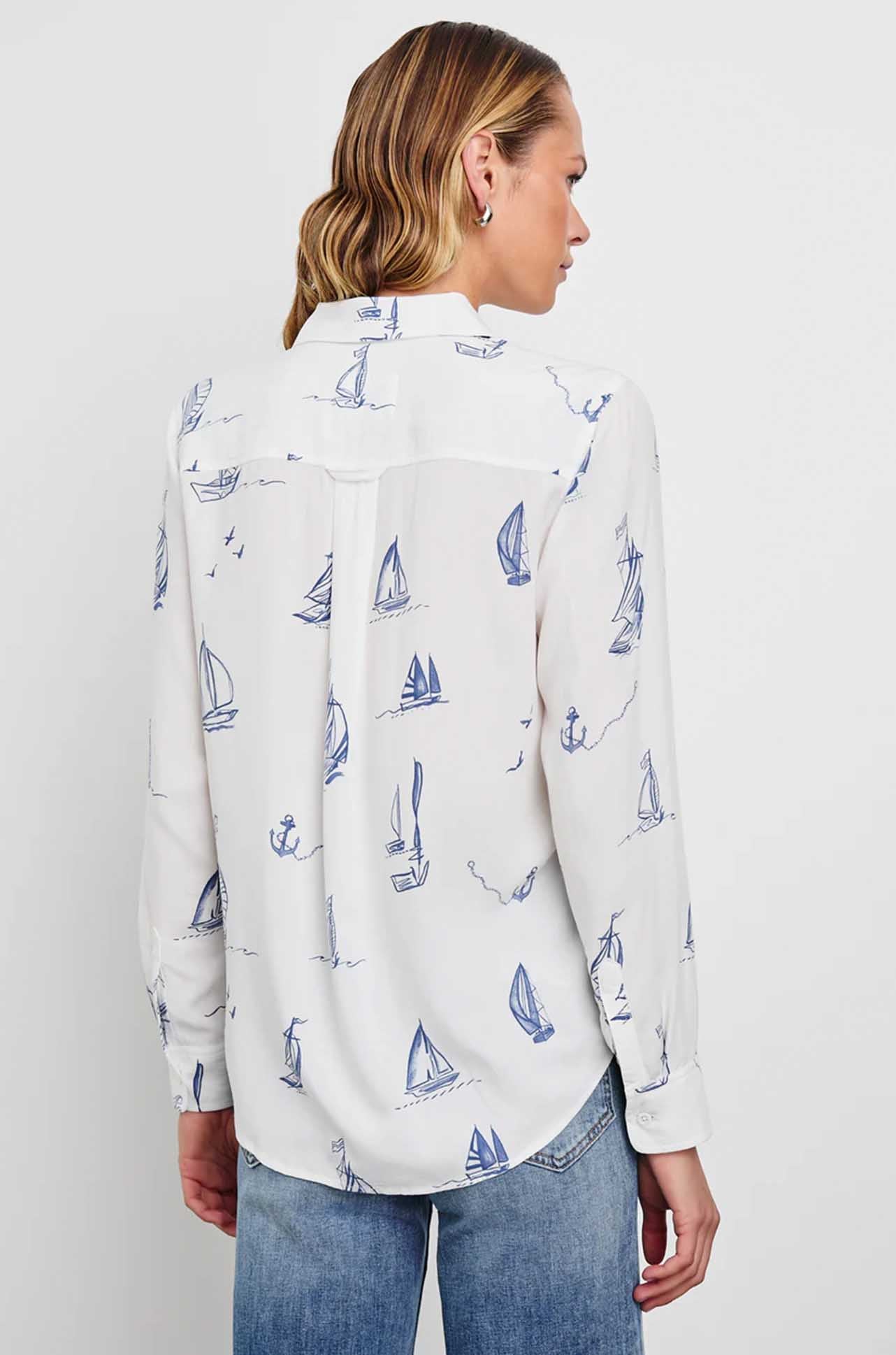 Rails - Kathryn Shirt in Sailboats