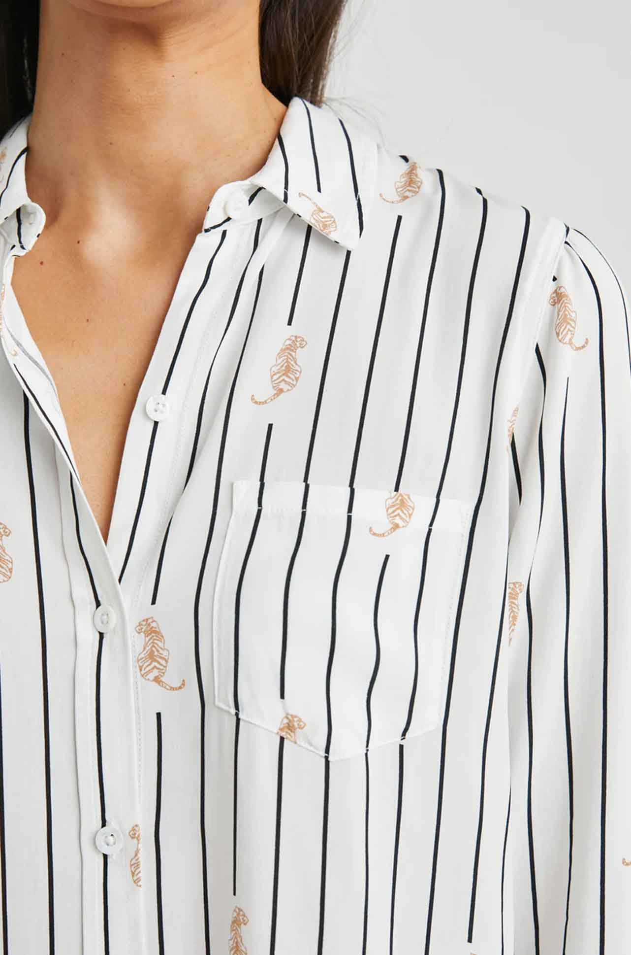 Rails - Kathryn Shirt in Striped Tigers