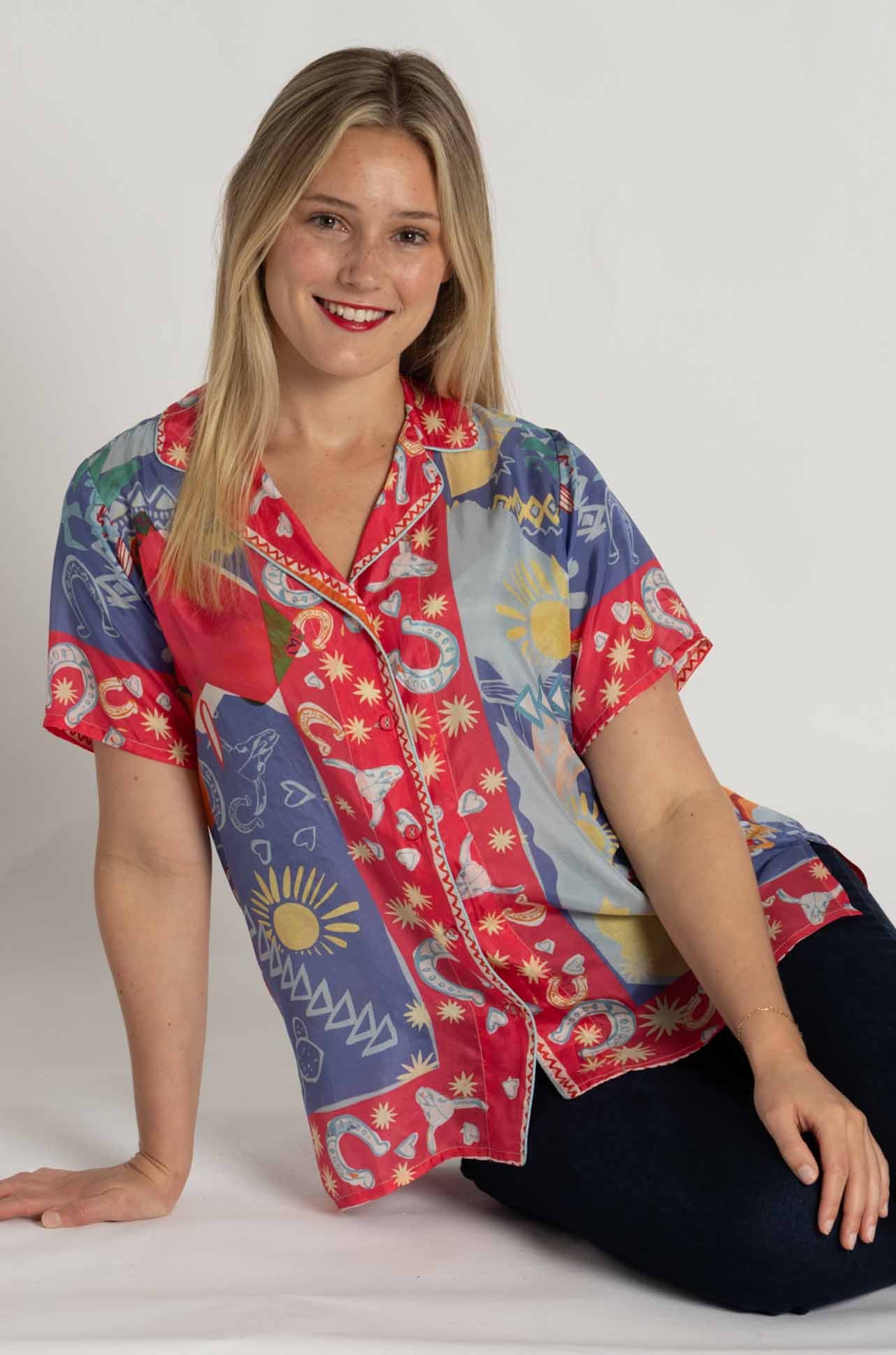 Johnny Was - Keliah Shirt in Liberty Scarf Print