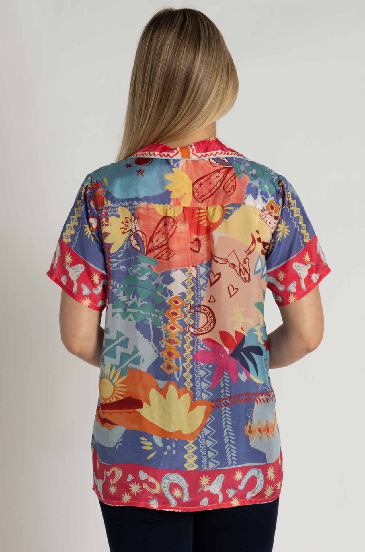 Johnny Was - Keliah Shirt in Liberty Scarf Print