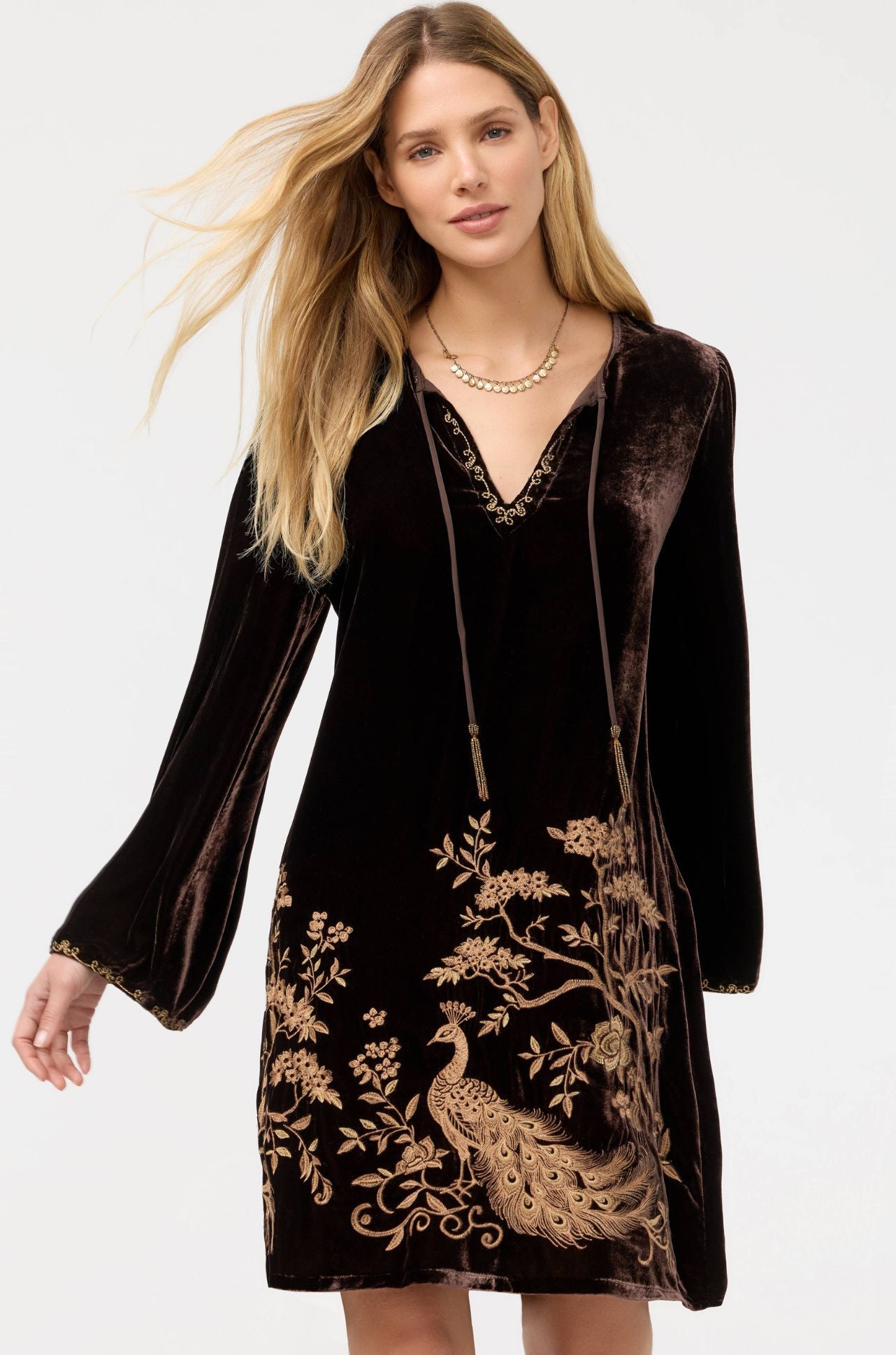 Johnny Was - Kimono Sleeve Relaxed Dress in Molly