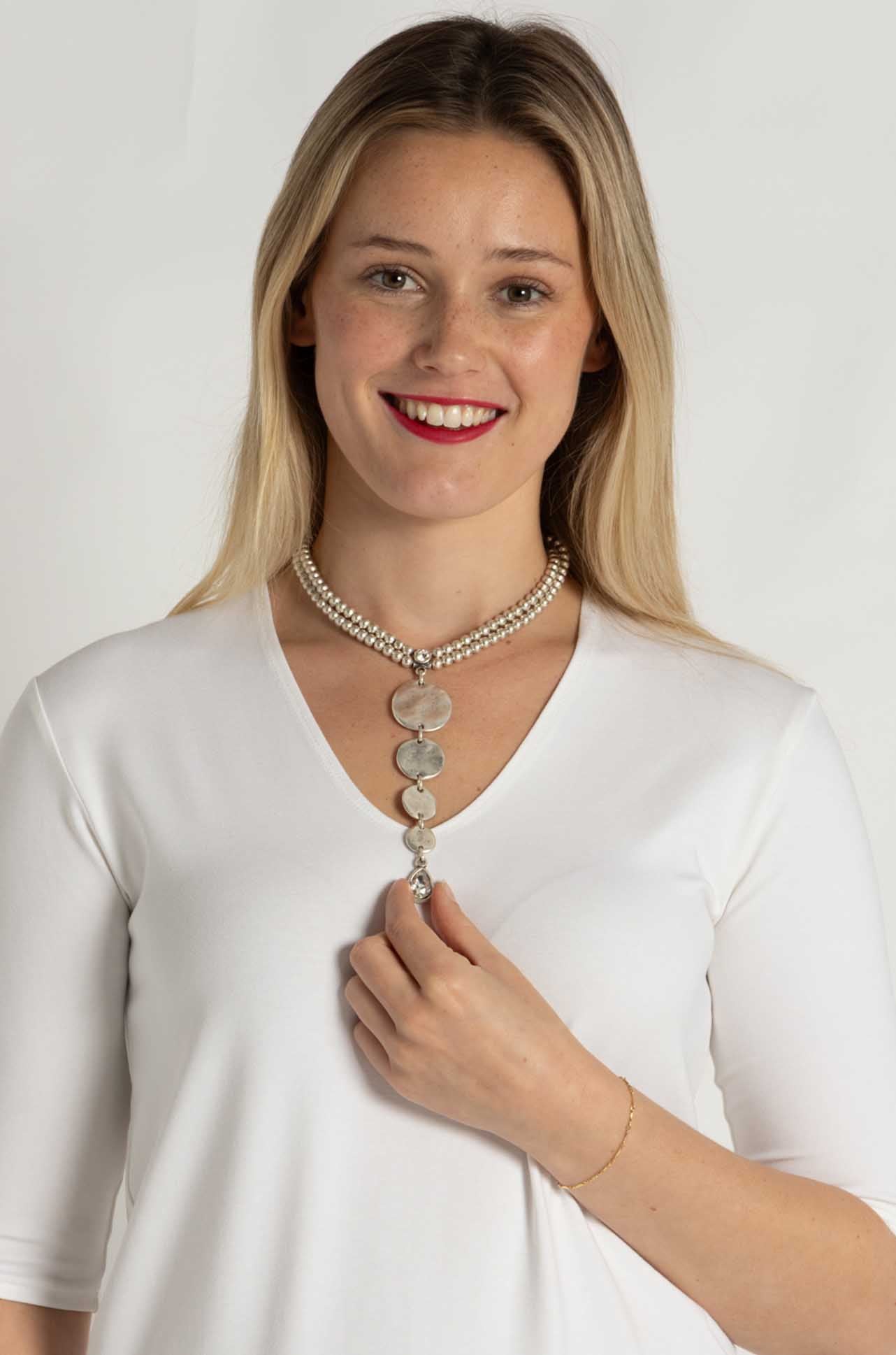 Pewter - Kitrina Necklace