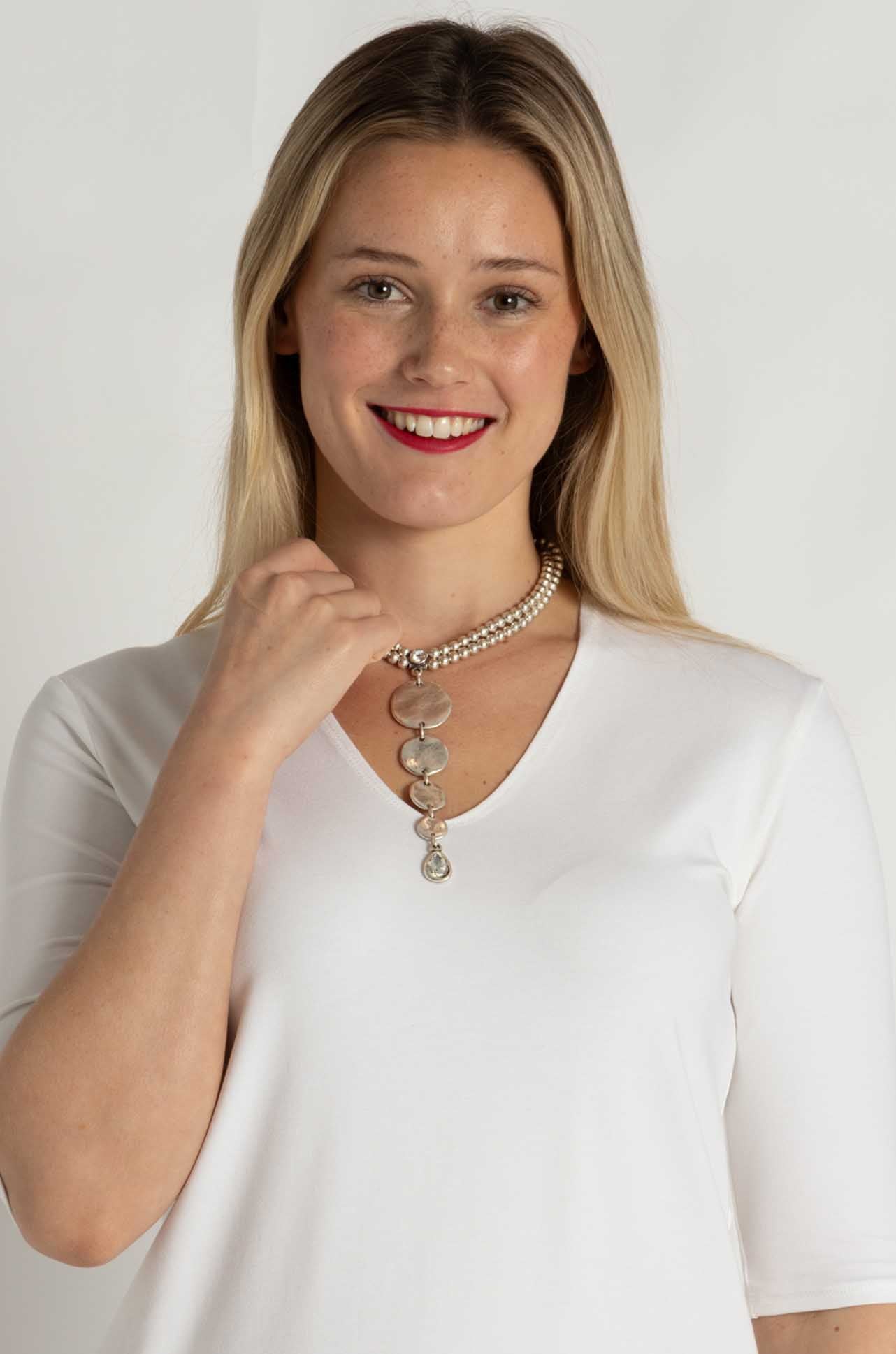 Pewter - Kitrina Necklace