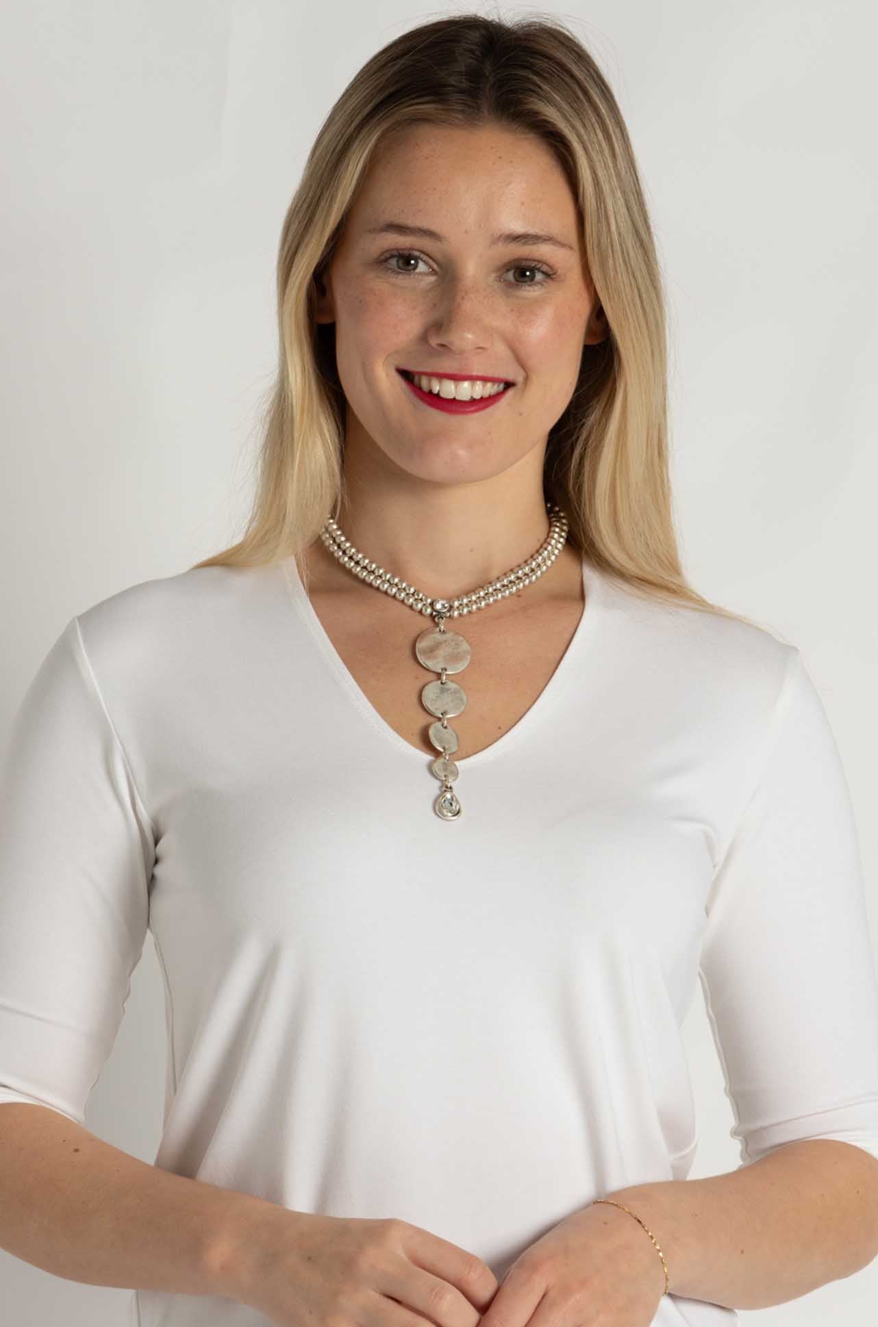 Pewter - Kitrina Necklace