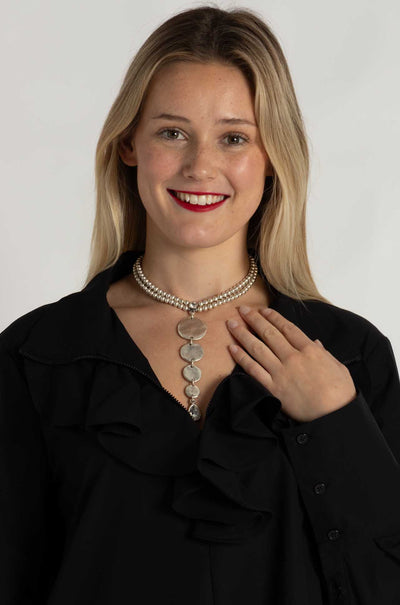 Pewter - Kitrina Necklace