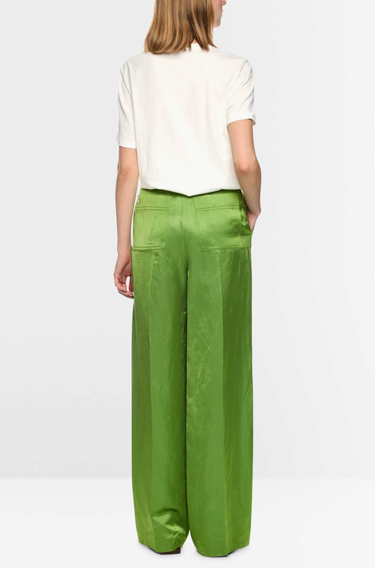 Marc Cain - Leo's Oasis Cotton T-Shirt w/ Leopard Motif