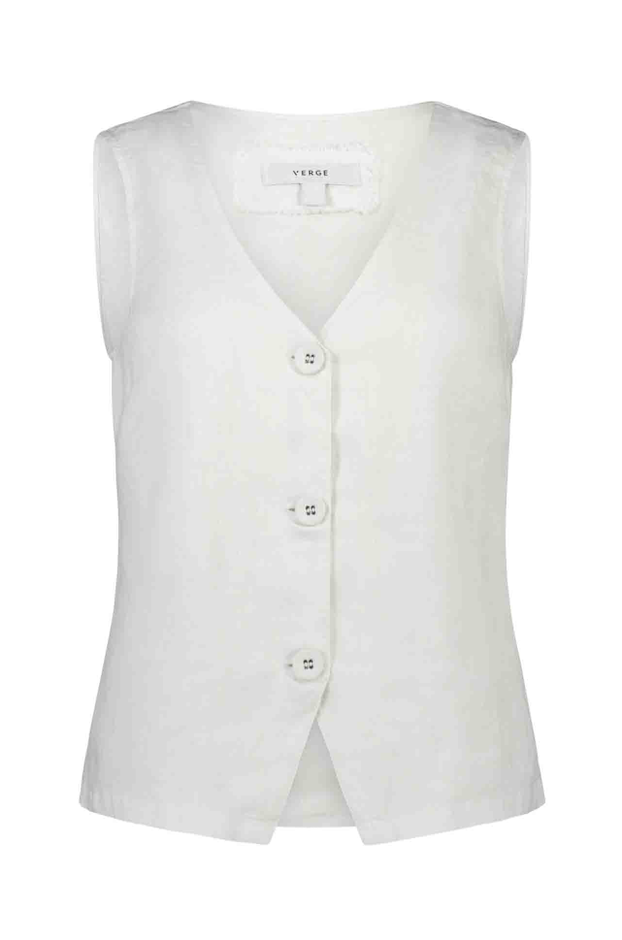 Verge - Land Vest in White