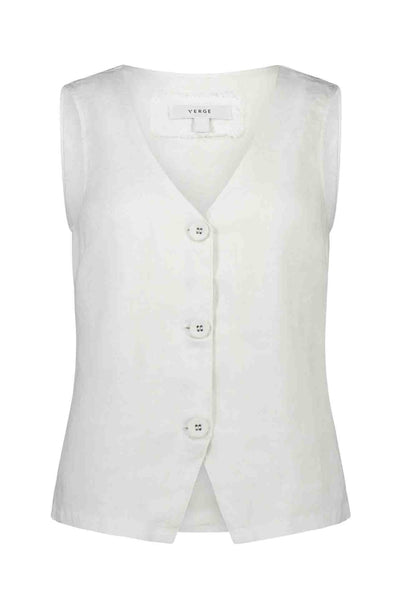 Verge - Land Vest in White