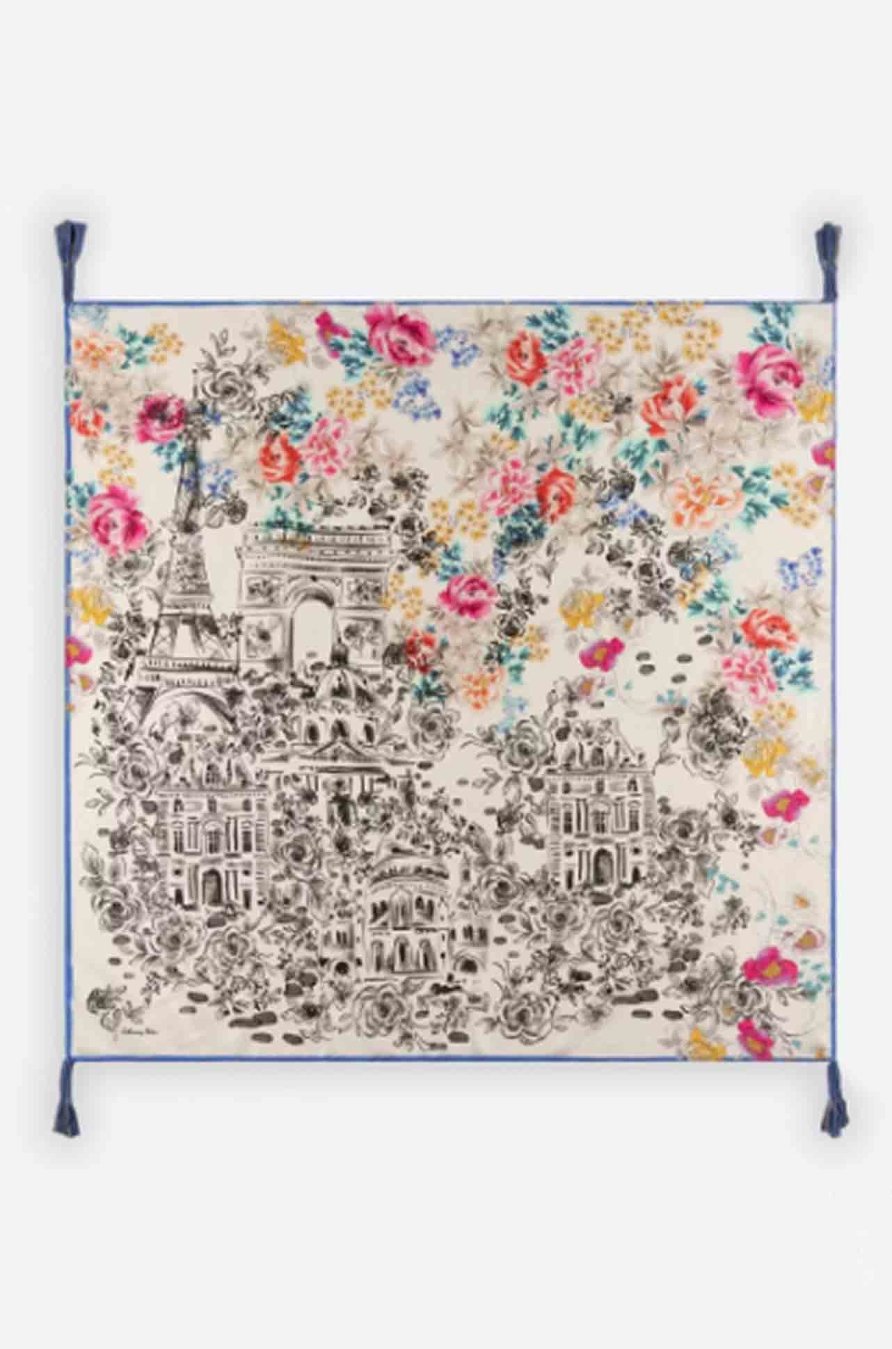 Johnny Was - Silk Scarf in Laville Scarf Print