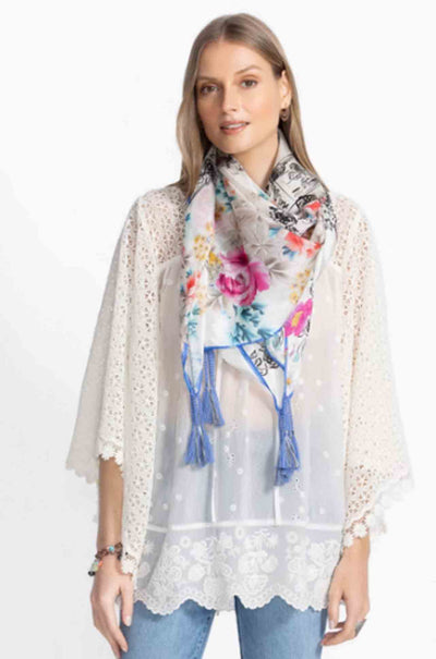 Johnny Was - Silk Scarf in Laville Scarf Print