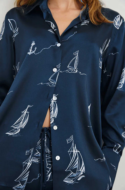Rails - Ledger Shirt in Sailboats