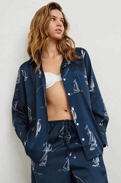 Rails - Ledger Shirt in Sailboats