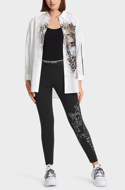 Marc Cain - Leggings with Leo Print
