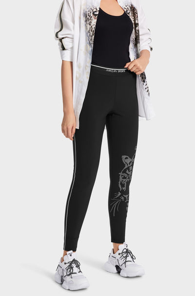 Marc Cain - Leggings with Leo Print