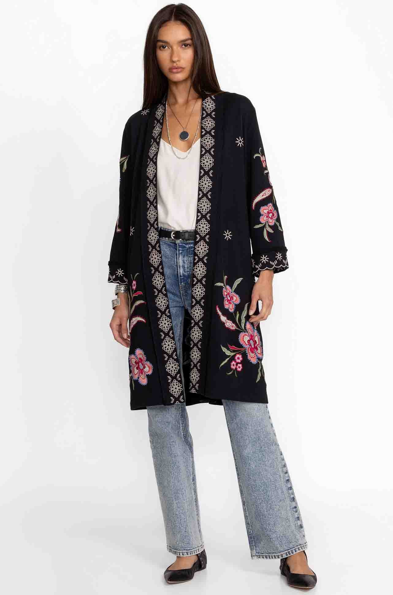 Johnny Was - Libbi French Terry Kimono Coat