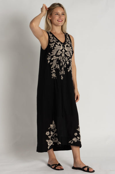 Johnny Was - Linen Tank Dress in Kamala Print