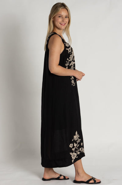 Johnny Was - Linen Tank Dress in Kamala Print