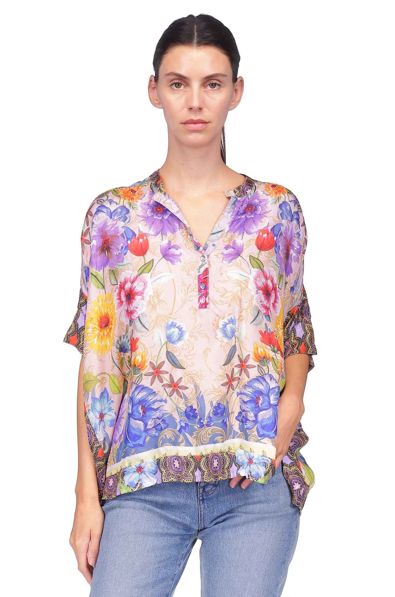 Johnny Was - Louella Blouse in Deco Scarf