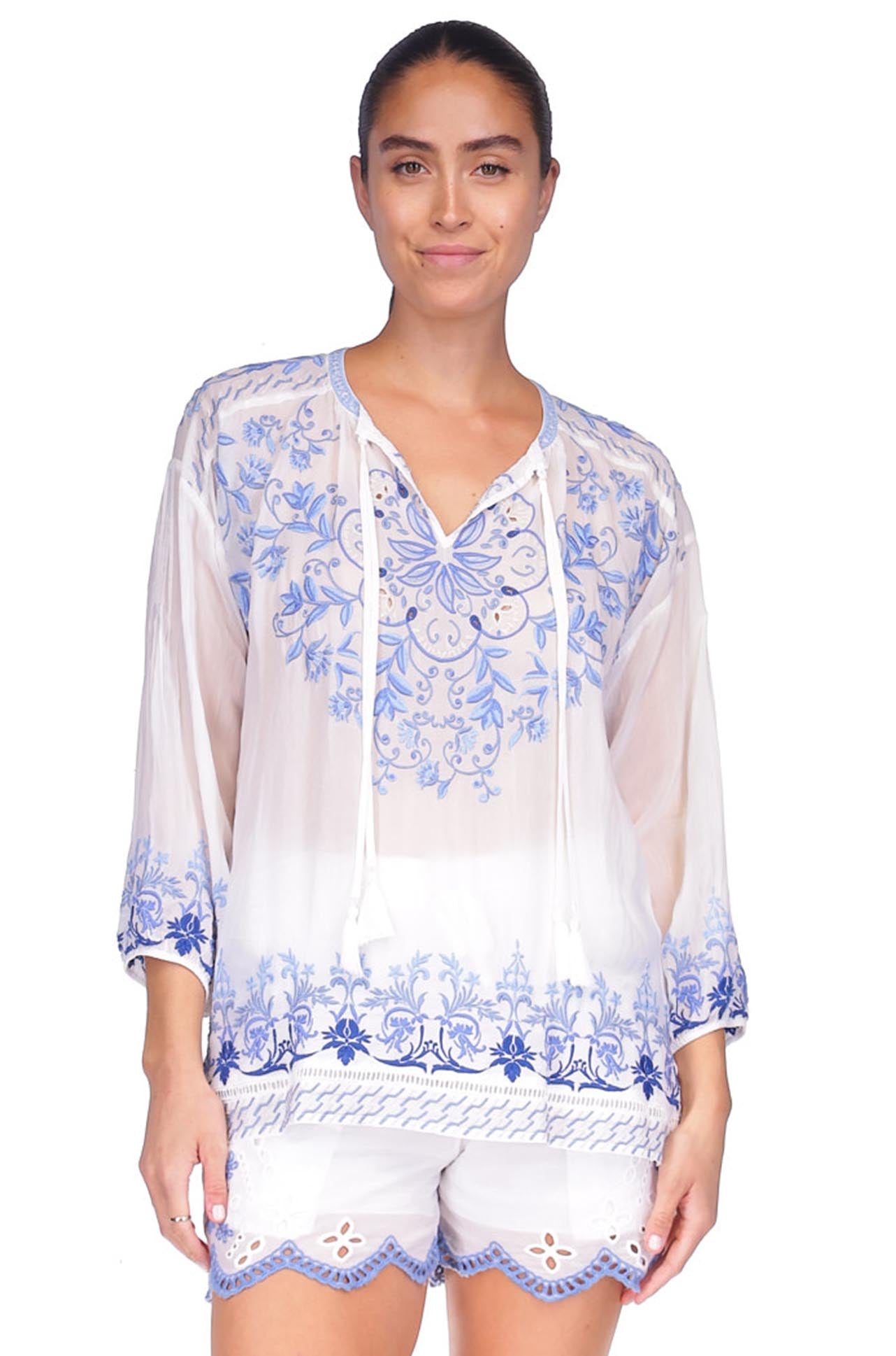 Johnny Was - Margot Blouse in Melanie