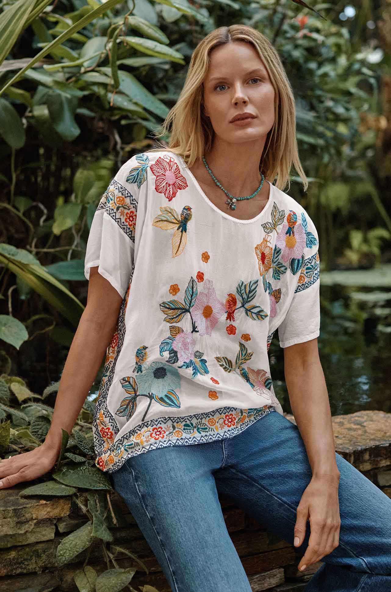 Johnny Was - Mariafe Blouse