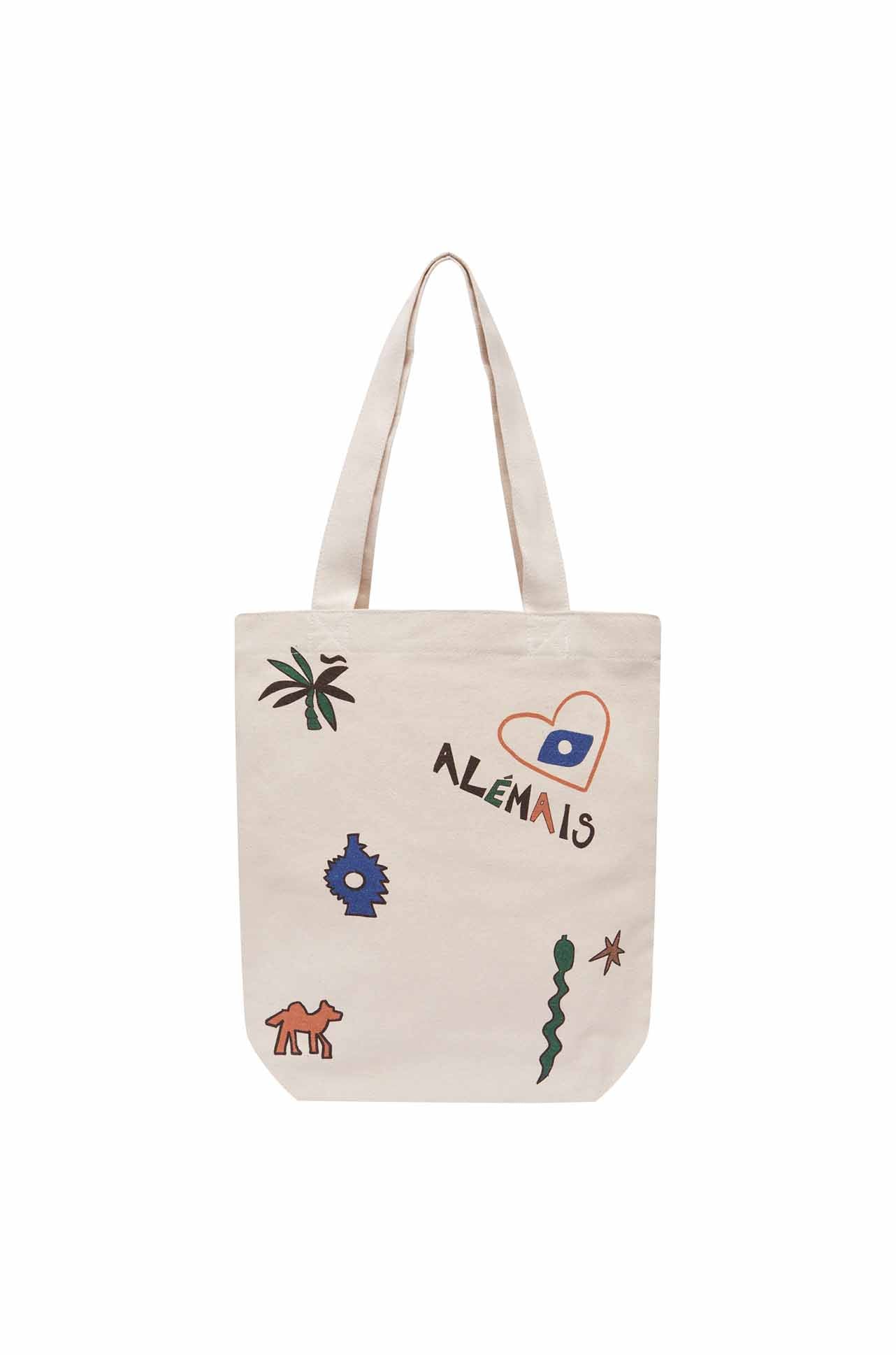 Alèmais - Maroc Ivory Library Tote