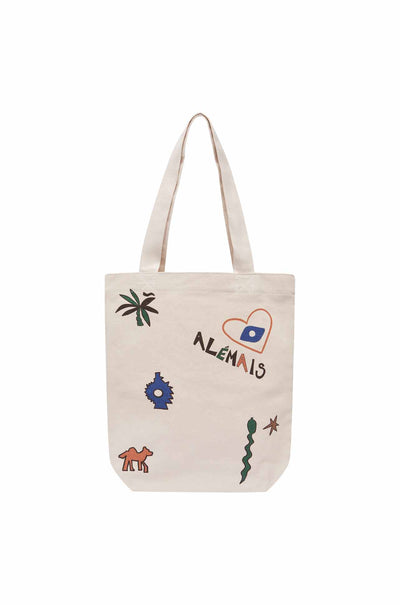Alèmais - Maroc Ivory Library Tote