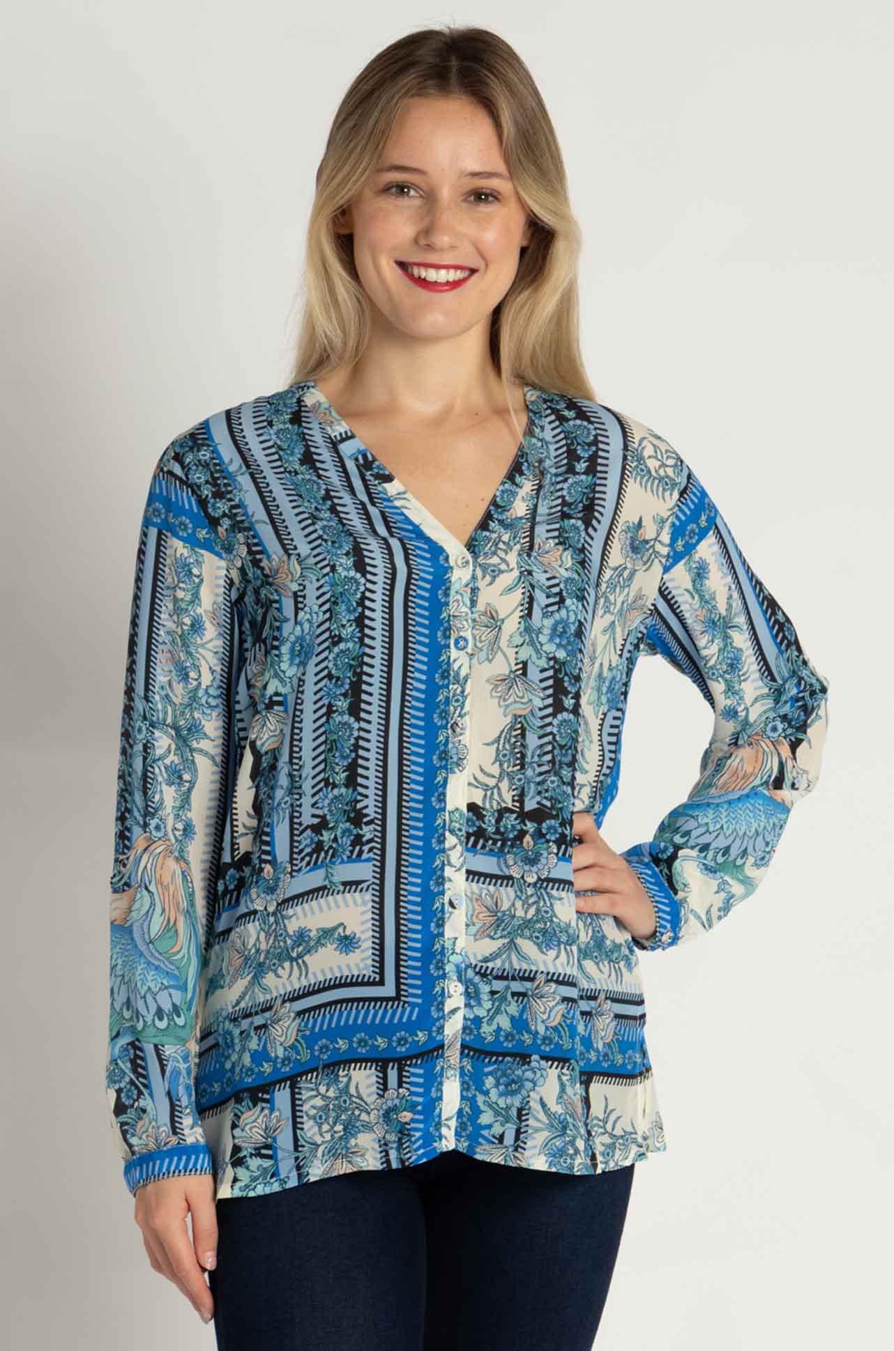 Johnny Was - Marritt Blouse in Revive Jacky (Australian Exclusive)