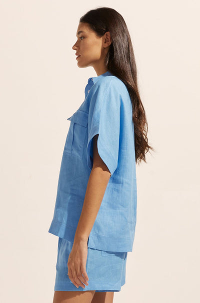 zoe kratzmann - medley top in peacock