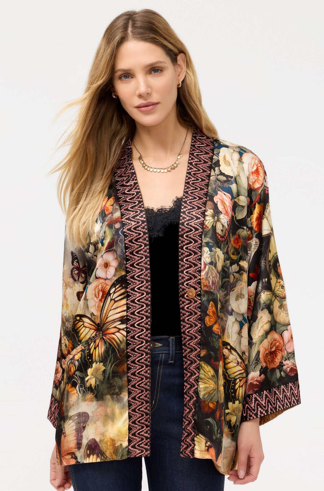 Johnny Was - Merhawi Reversible Kimono in Teyros