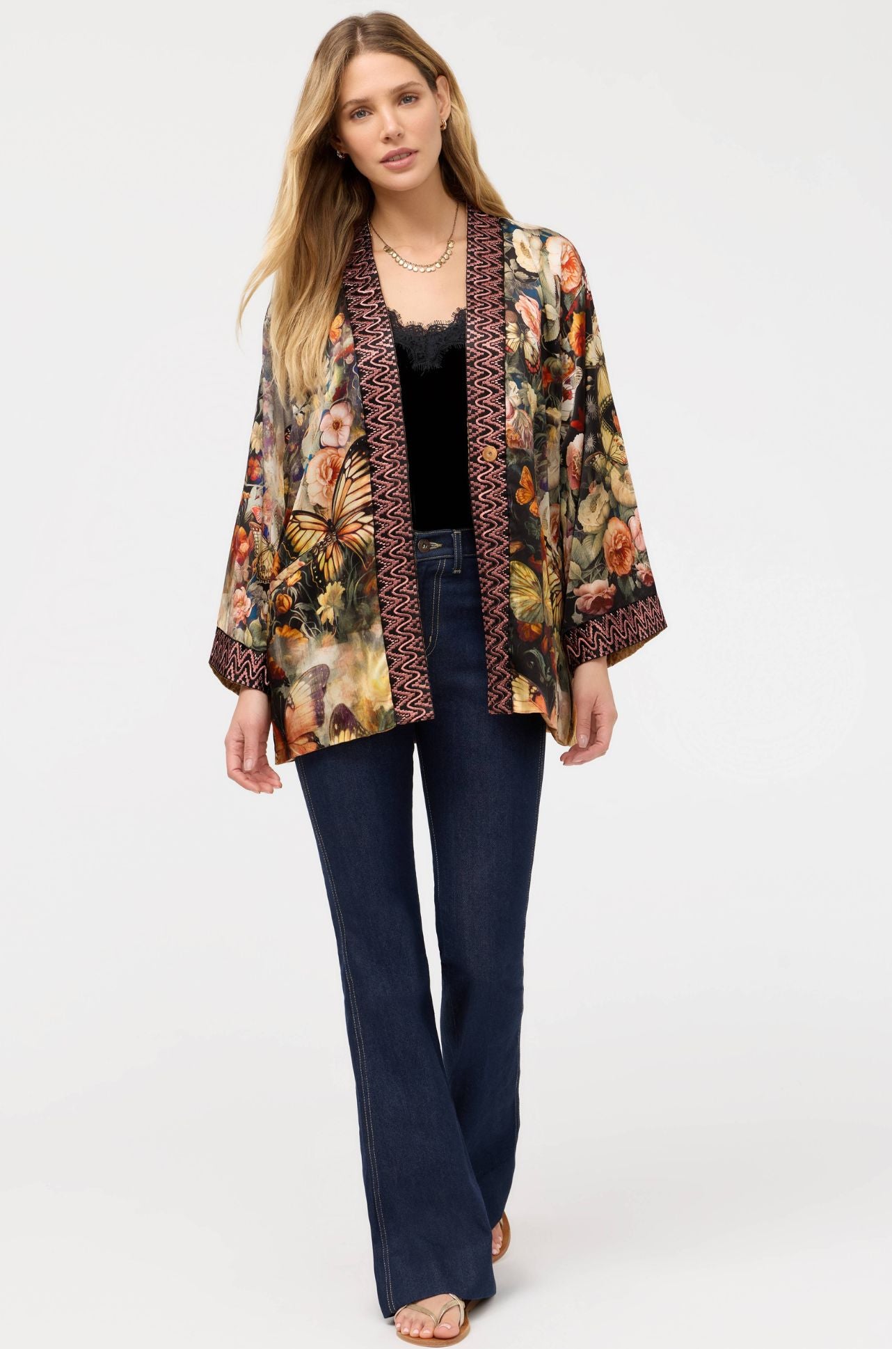 Johnny Was - Merhawi Reversible Kimono in Teyros