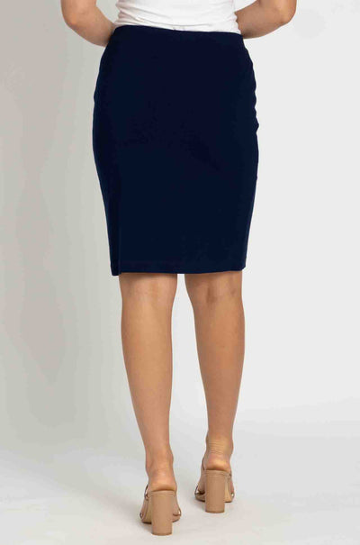 Mela Purdie - Mid Double Skirt in Denim