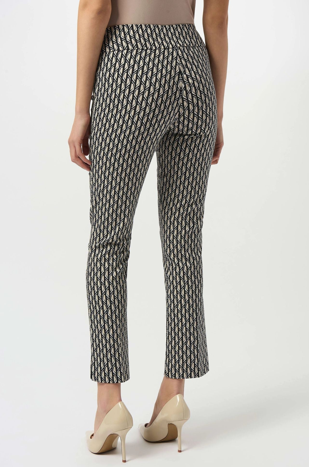 Joseph Ribkoff - Millennium Print Straight Leg Pull On Pants